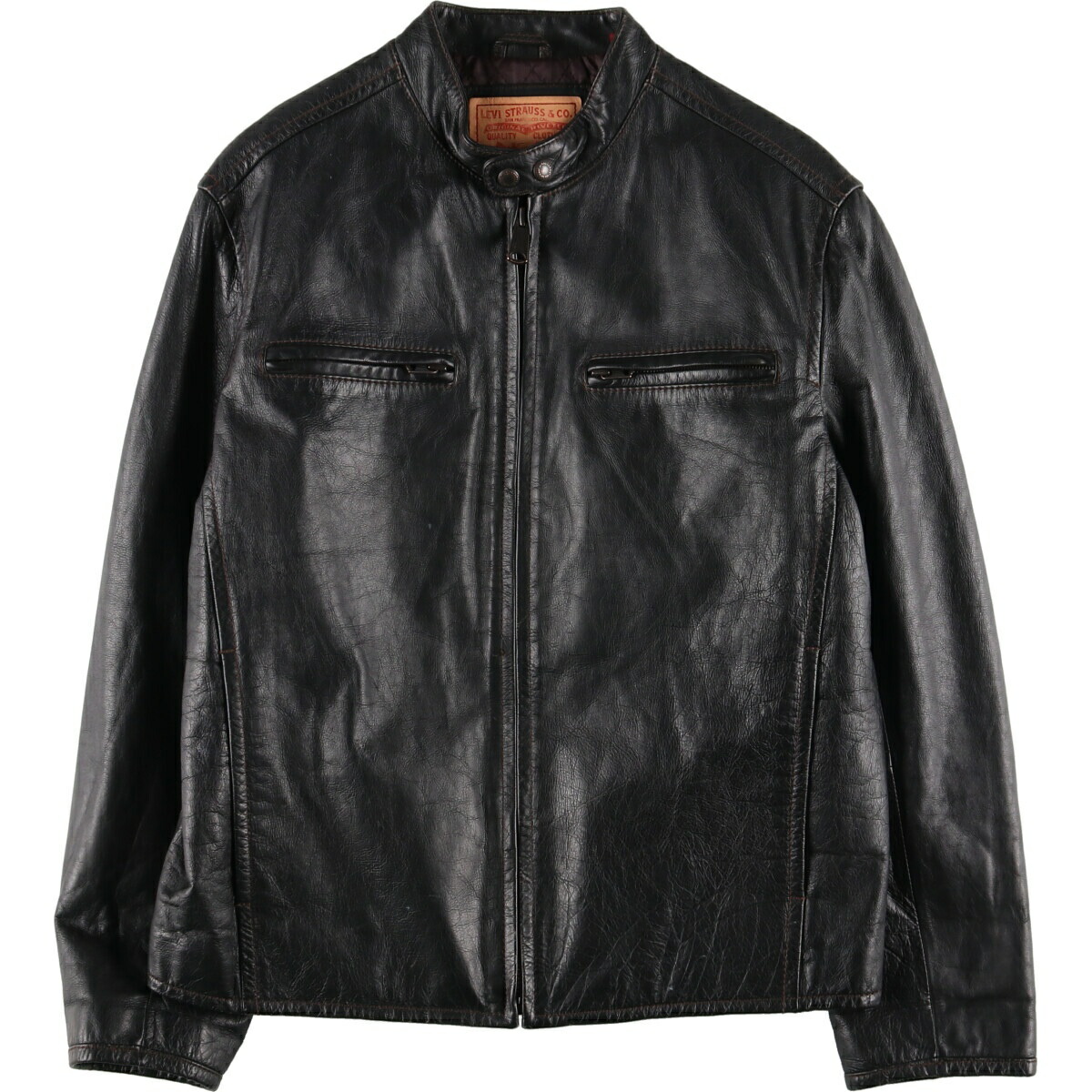 楽天市場】古着 リーバイス Levi's シングルライダースジャケット