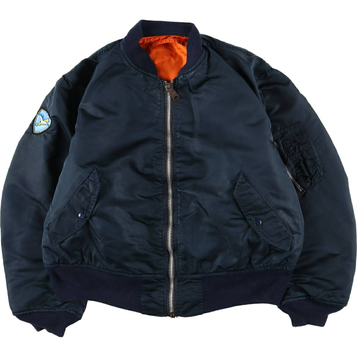 楽天市場】アルファ MA－1（カラーネイビー）（メンズファッション）の通販