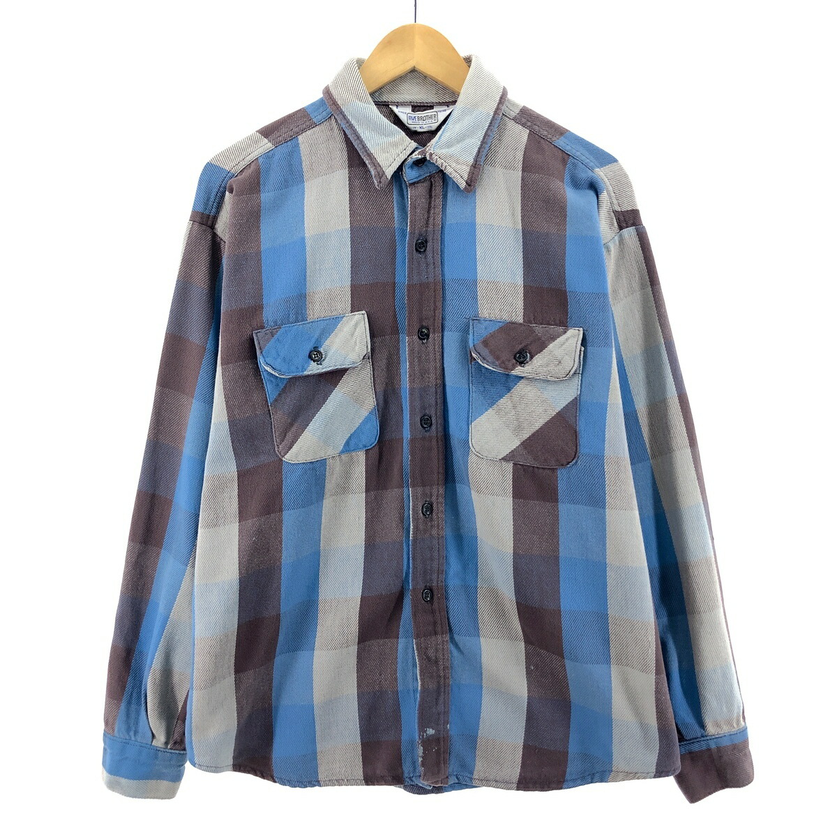 楽天市場】古着 80年代 ファイブブラザー Five Brother チェック柄
