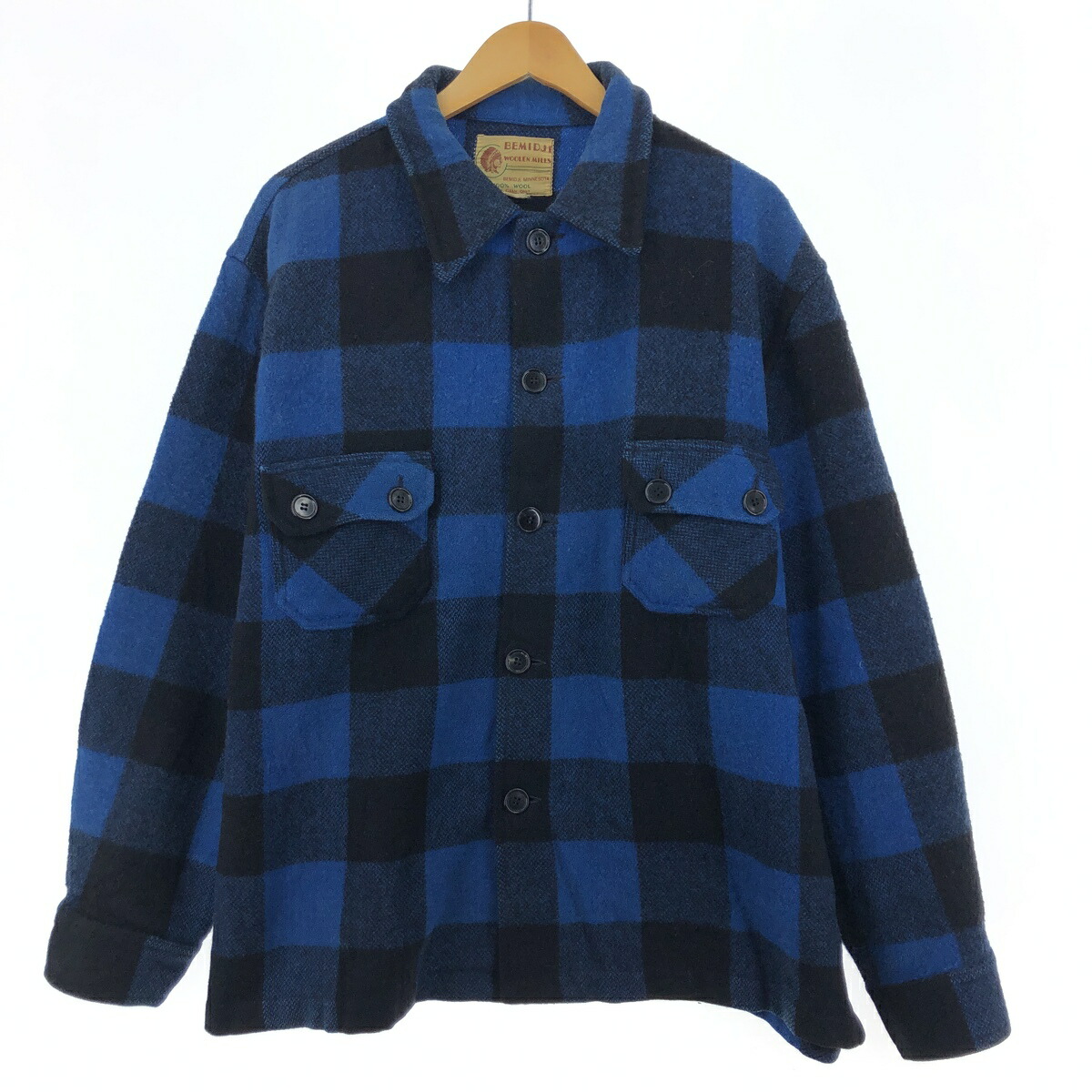 楽天市場】古着 BEMIDJI WOOLEN MILLS バッファローチェック ウール
