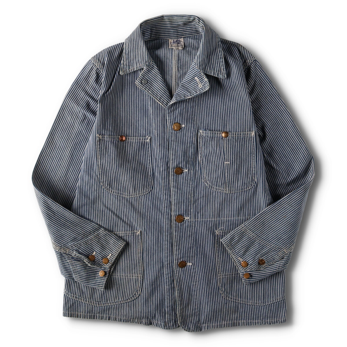 楽天市場】古着 40年代 リー Lee 98-J ヒッコリーストライプ ハウス