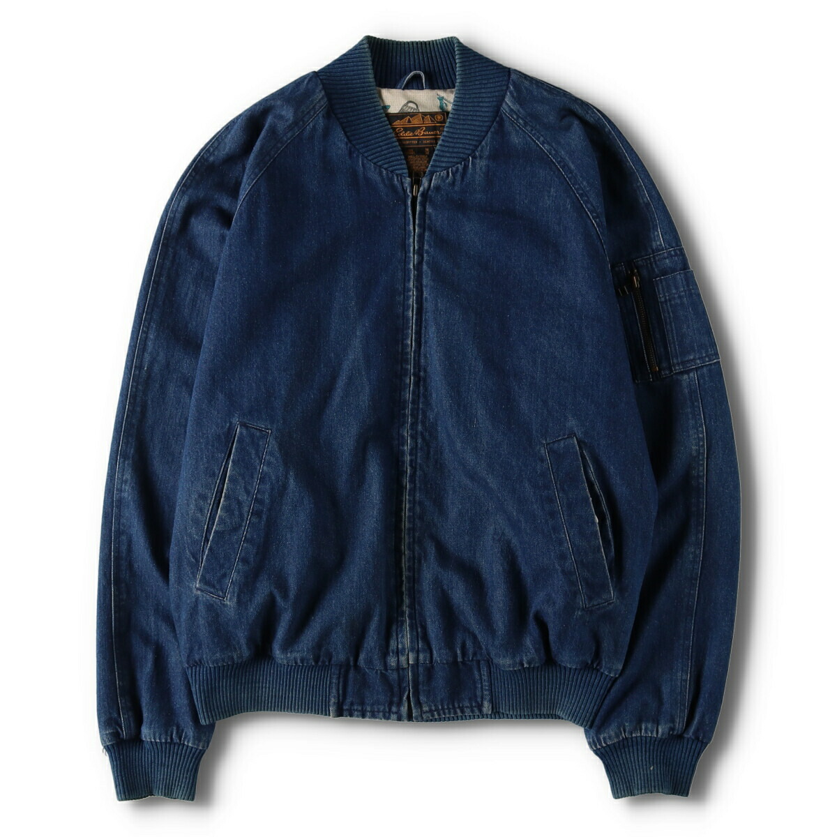 楽天市場】古着 80'S エディーバウアー Eddie Bauer MA-1タイプ デニム