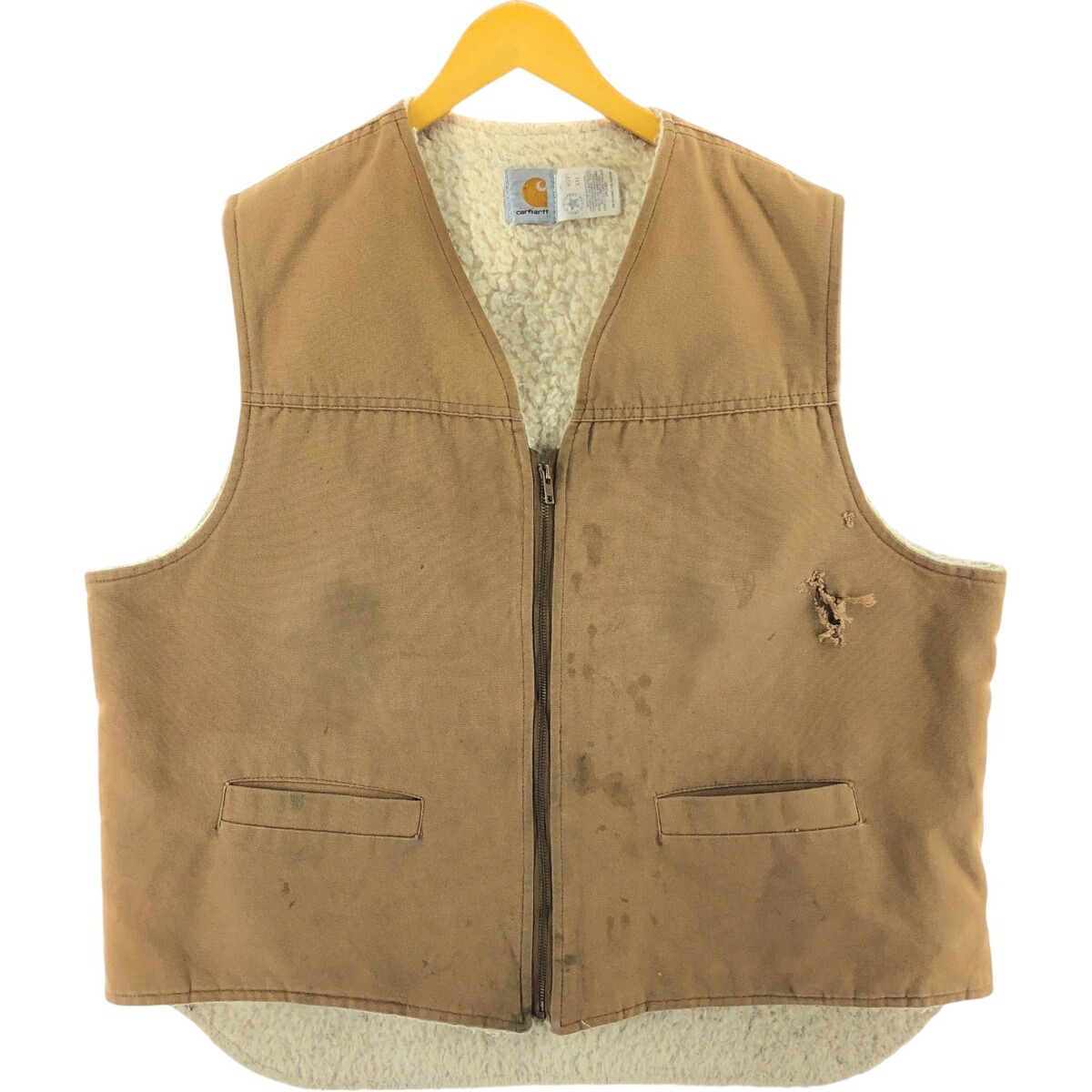 楽天市場】古着 80'S カーハート Carhartt ダックベスト USA製 メンズ