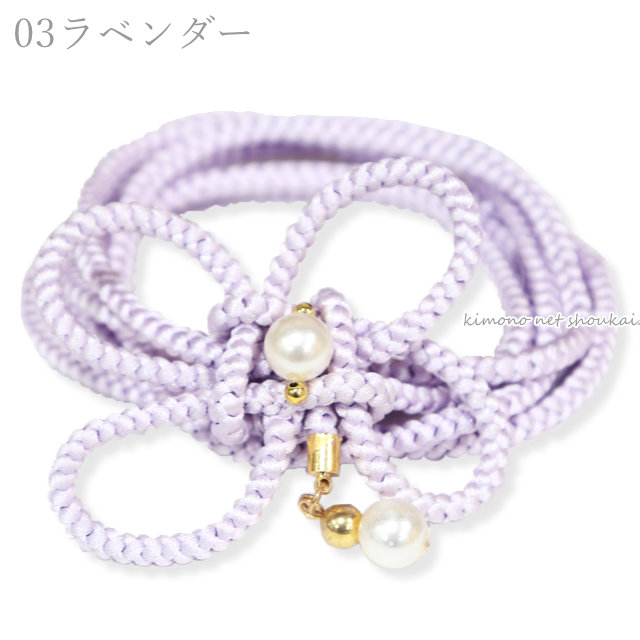 楽天市場】浴衣用 飾り紐【花ループフラワー 花 パール 9964】浴衣