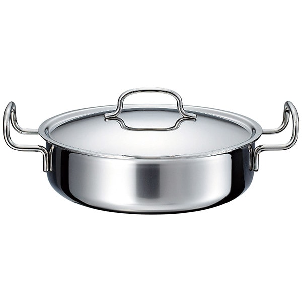 楽天市場】ジオプロダクト 浅型両手鍋 25cmの通販