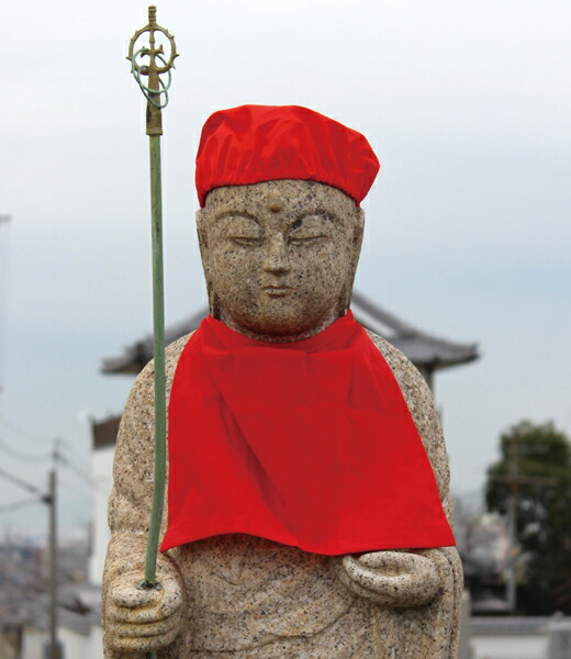 楽天市場】お地蔵さまの前掛け(フリル付)2枚組 中 : 寺院、神社用品の
