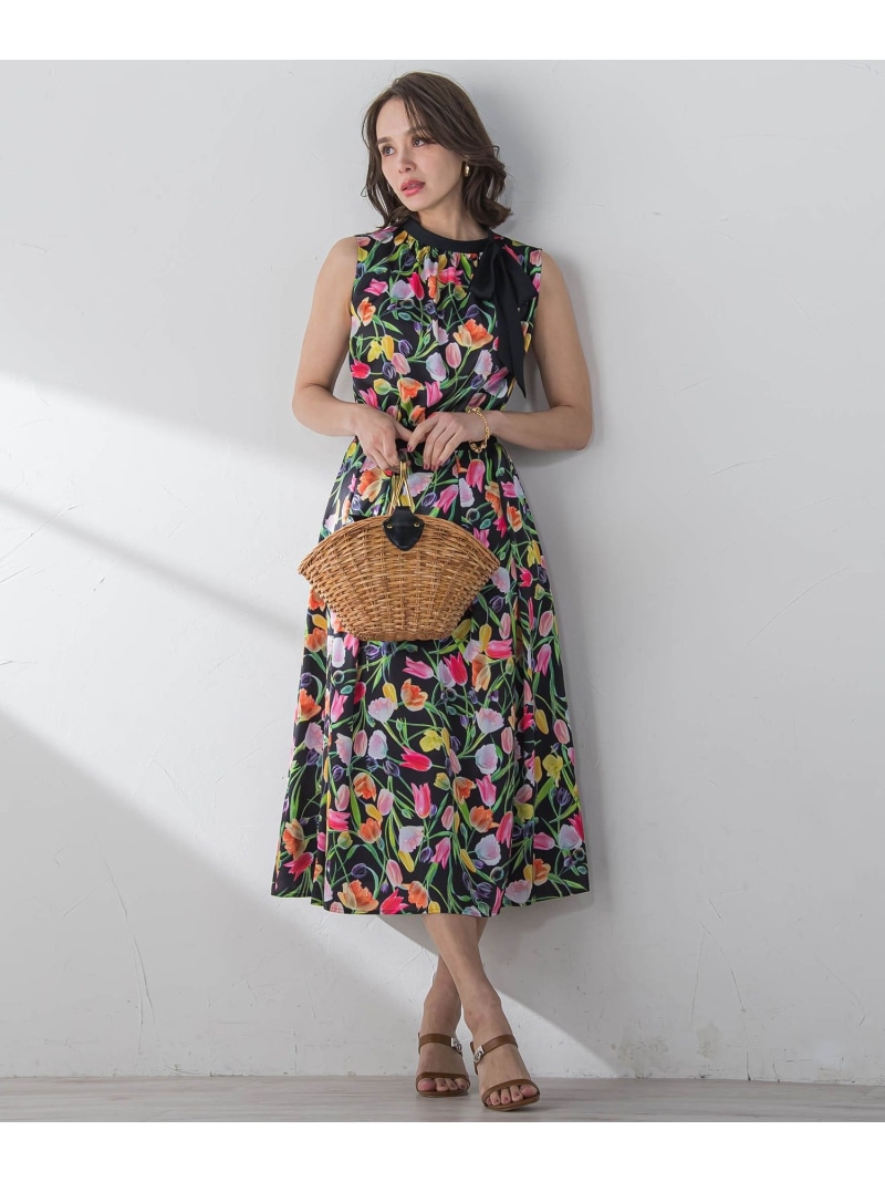 楽天市場】【SALE／40%OFF】チューリッププリントワンピース≪洗濯機で