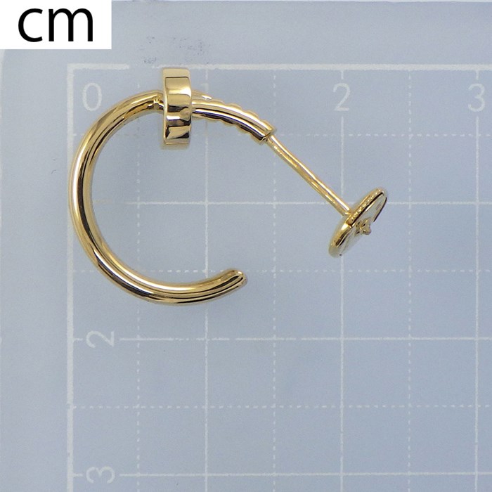 楽天市場】カルティエ Cartier ピアス ジュスト アン クル 釘モチーフ