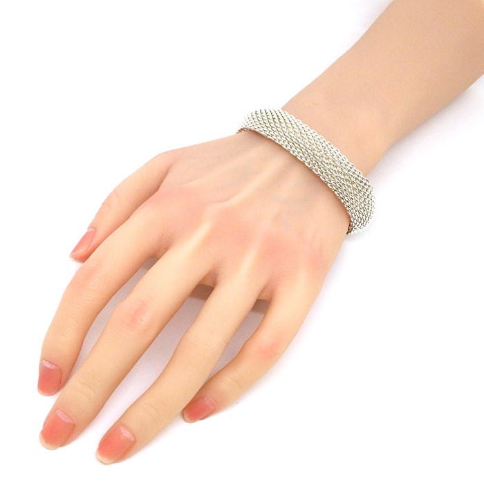 楽天市場】ティファニー Tiffany & Co. バングル サマセット メッシュ