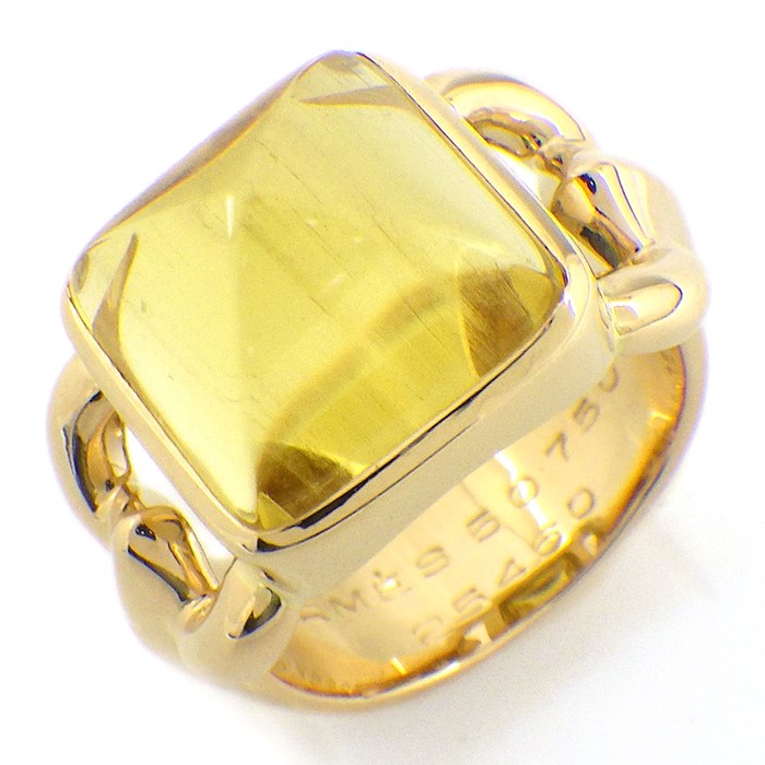 楽天市場】エルメス HERMES リング メドール スタッズ ピラミッド