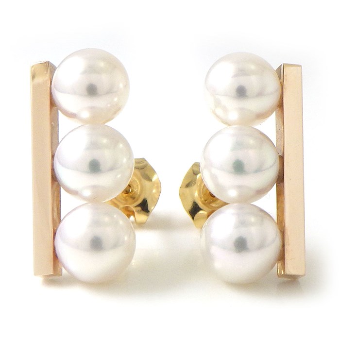 楽天市場】タサキ 田崎真珠 TASAKI ピアス バランス ネオ E-4315-18KSG