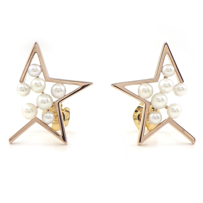 楽天市場】タサキ 田崎真珠 TASAKI ピアス アプストラクト スター EC