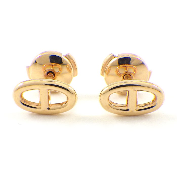 楽天市場】エルメス HERMES ピアス シェーヌ ダンクル スタッド 鎖