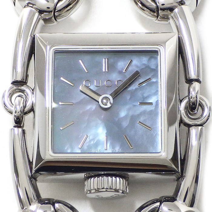 楽天市場】グッチ GUCCI 腕時計 シニョーリア 116.5 スクエア ブルー