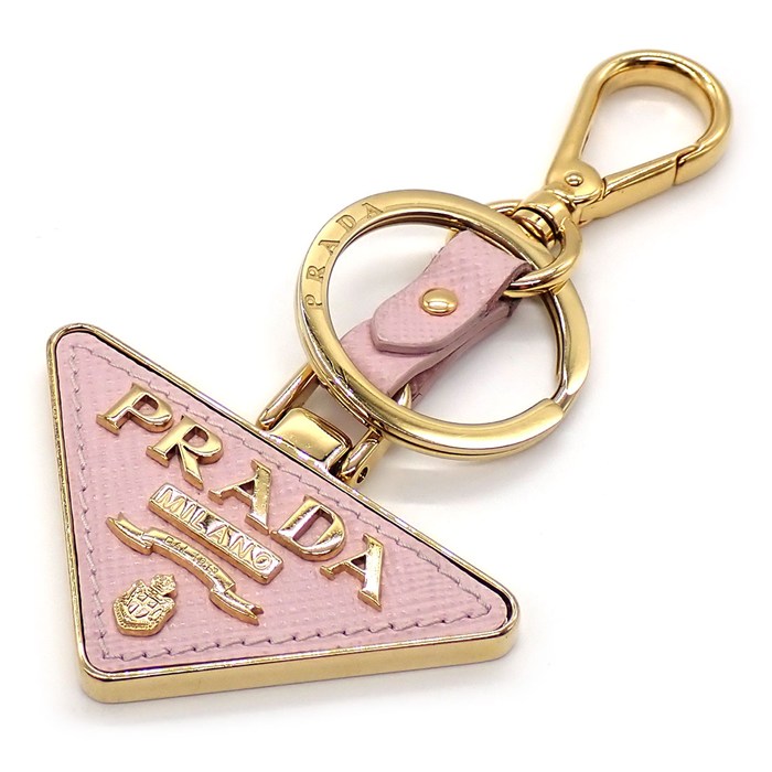 プラダ トライアングル キーリング キーホルダー チャーム 039413