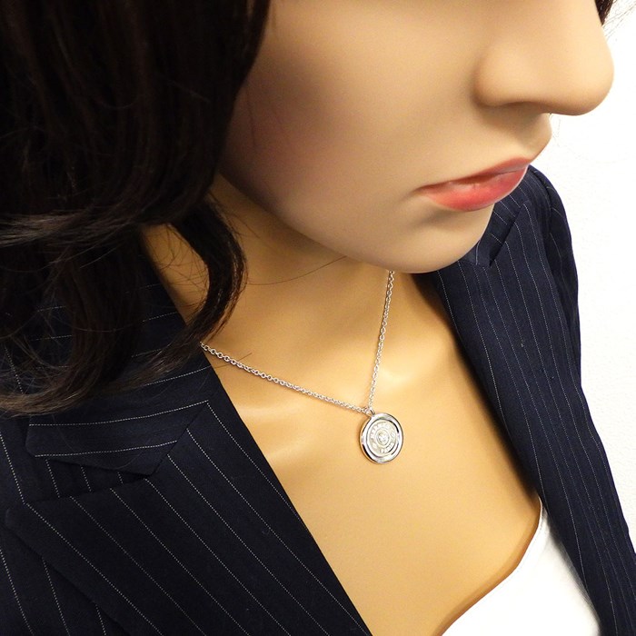 楽天市場】エルメス HERMES ネックレス セリエ ラウンド サークル ロゴ