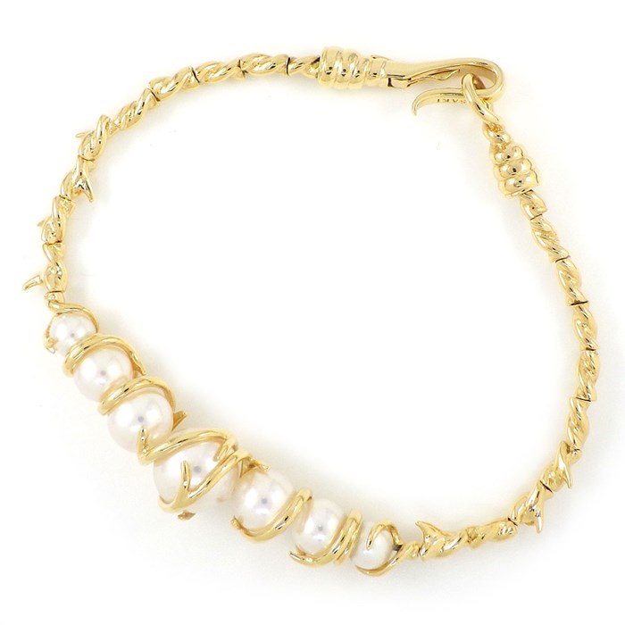 楽天市場】タサキ 田崎真珠 TASAKI ブレスレット スネーキング