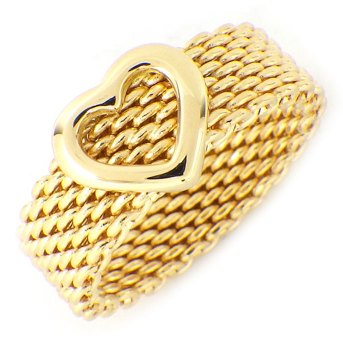 楽天市場】ティファニー Tiffany & Co. リング サマセット メッシュ