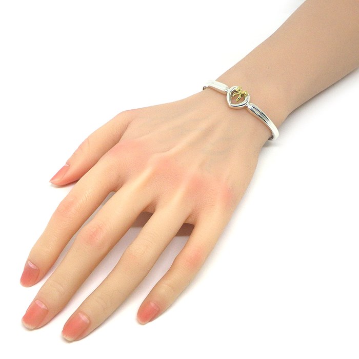 楽天市場】ティファニー Tiffany & Co. バングル ハート ウィズ ボウ