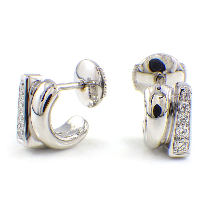 楽天市場】フレッド FRED ピアス サクセス ダイヤモンド K18WG 【中古