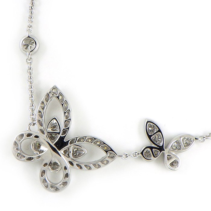 楽天市場】グラフ Graff GRAFF ネックレス ミニ ダブル バタフライ 蝶