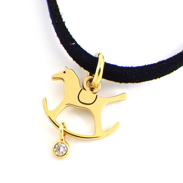 楽天市場】エルメス HERMES ペンダントトップ ダダ ロッキングホース 1