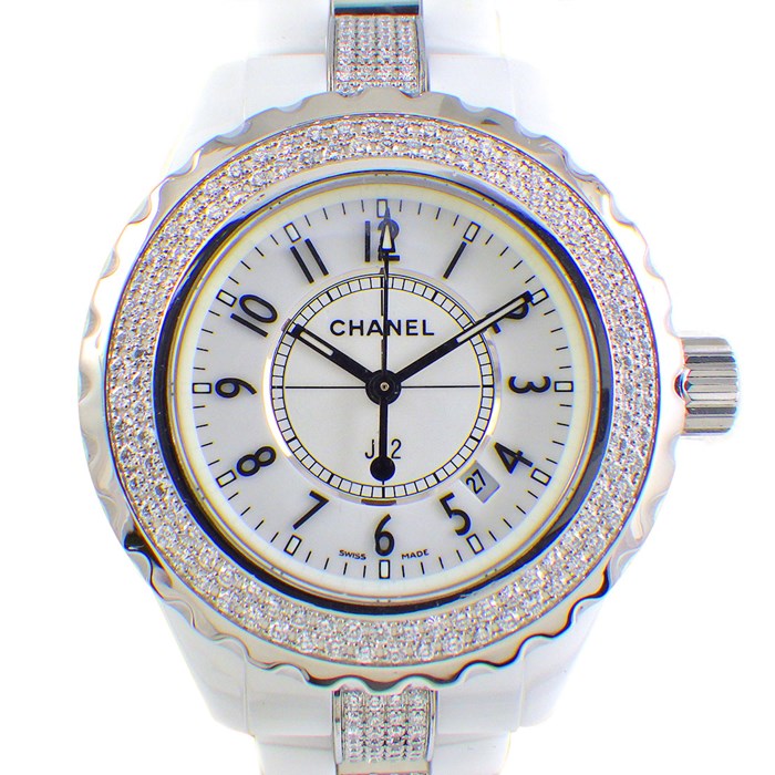 楽天市場】シャネル CHANEL 腕時計 J12 H1420 カレンダー ホワイト文字