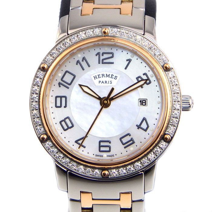 楽天市場】エルメス HERMES 腕時計 クリッパー CP1.322 カレンダー