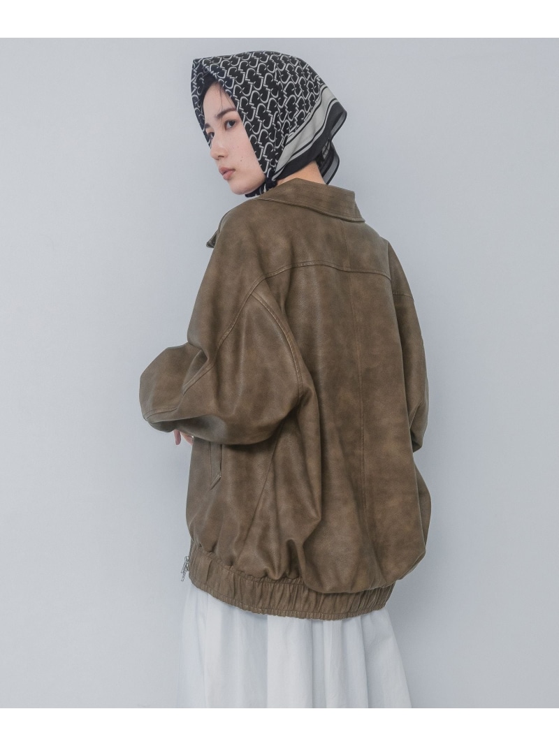 楽天市場】ヴィンテージレザーBIGブルゾン JEANASIS ジーナシス