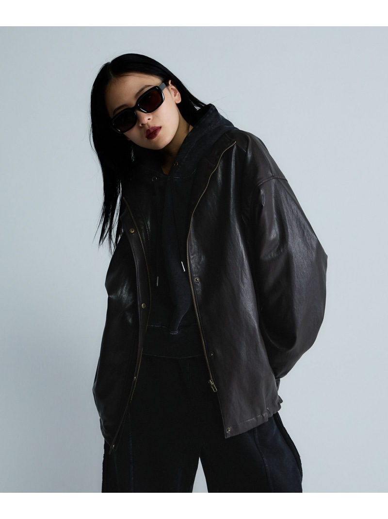 楽天市場】【SALE／30%OFF】フェイクレザ-ブルゾン JEANASIS