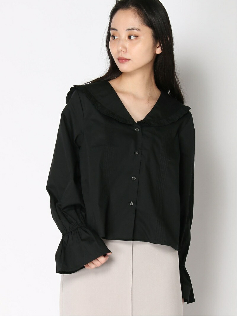 楽天市場】【SALE／27%OFF】フリルBIGカラーBL JEANASIS ジーナシス