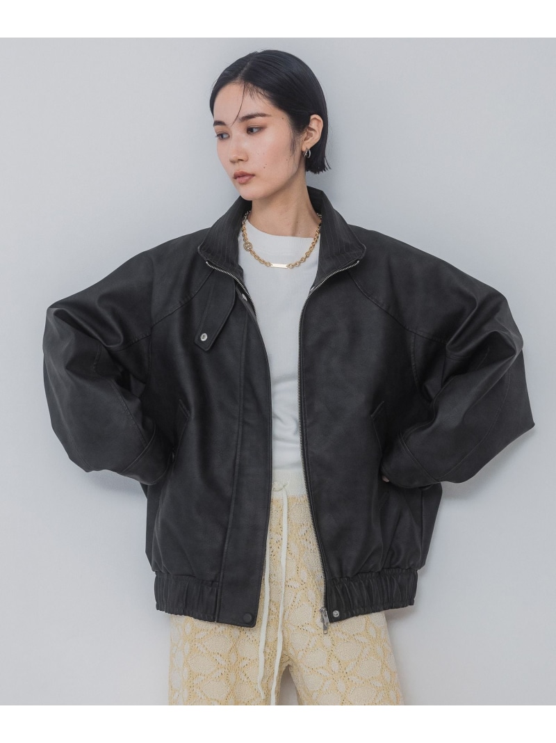 楽天市場】ヴィンテージレザーBIGブルゾン JEANASIS ジーナシス