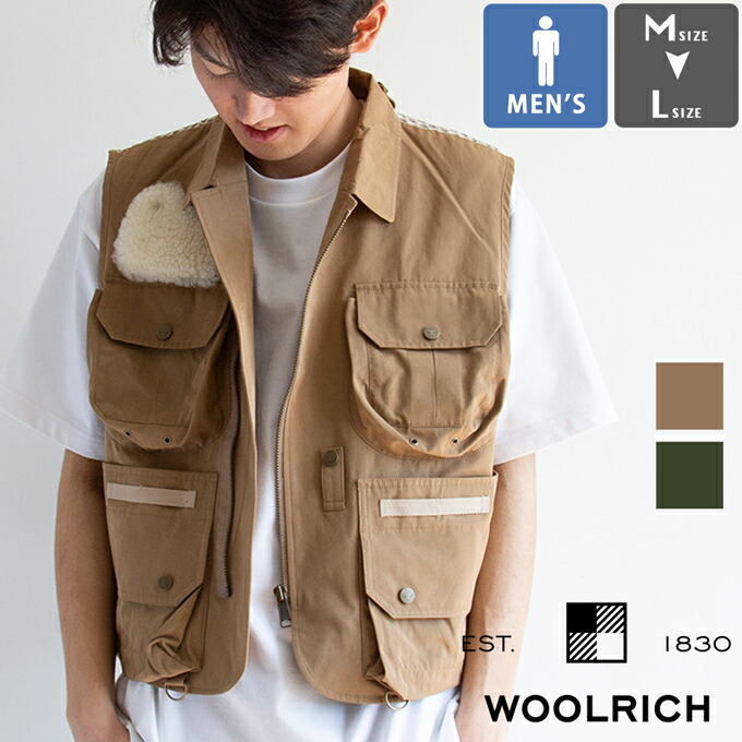 楽天市場】【 WOOLRICH ウールリッチ 】 CLASSIC FISHING VEST