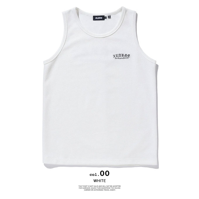 楽天市場】【 XLARGE エクストララージ 】 OLD ENGLISH WAFFLE TANK