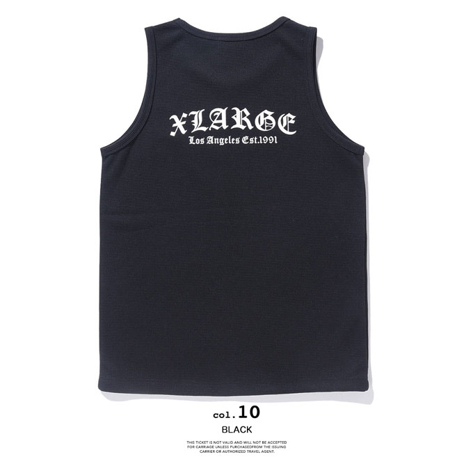 楽天市場】【 XLARGE エクストララージ 】 OLD ENGLISH WAFFLE TANK