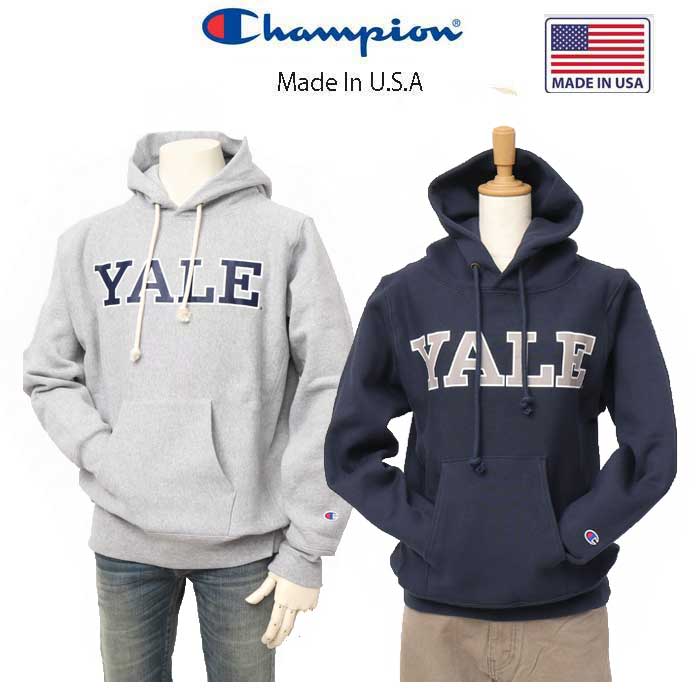 楽天市場】チャンピオン Champion パーカー 米国製 YALE UNIVERSITY