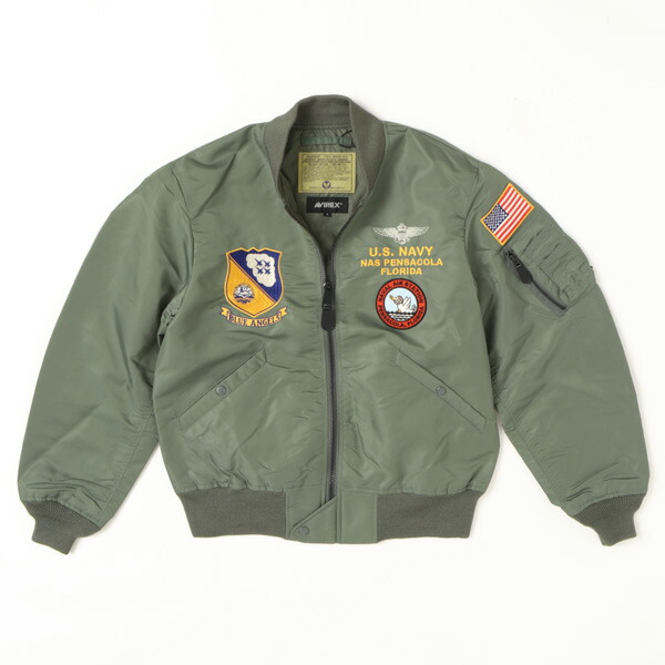 楽天市場】AVIREX アビレックス 4152003 L-2 BLUE ANGLES ブルー