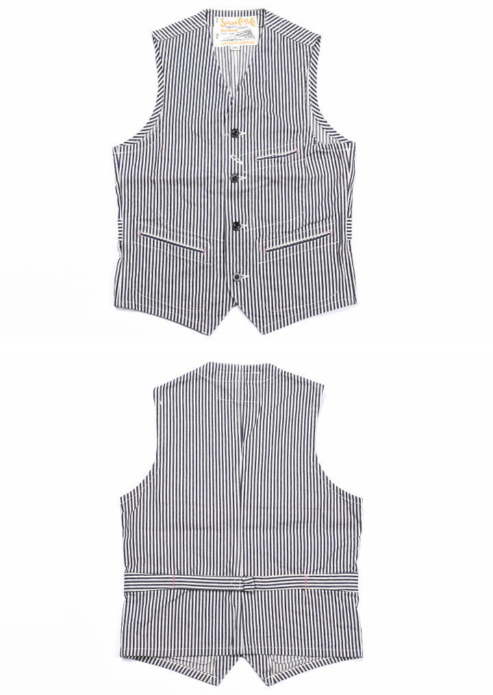 楽天市場】シュガーケーン SUGAR CANE ベスト 11oz. ヒッコリー