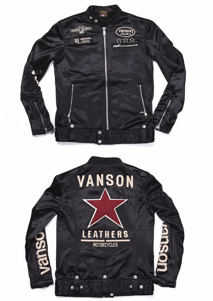 楽天市場】【当店別注】バンソン VANSON ライダース ワンスター 刺繍