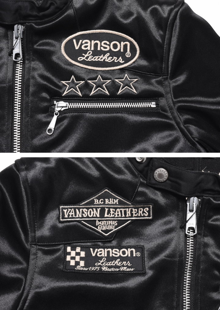 楽天市場】【当店別注】バンソン VANSON ライダース ワンスター 刺繍