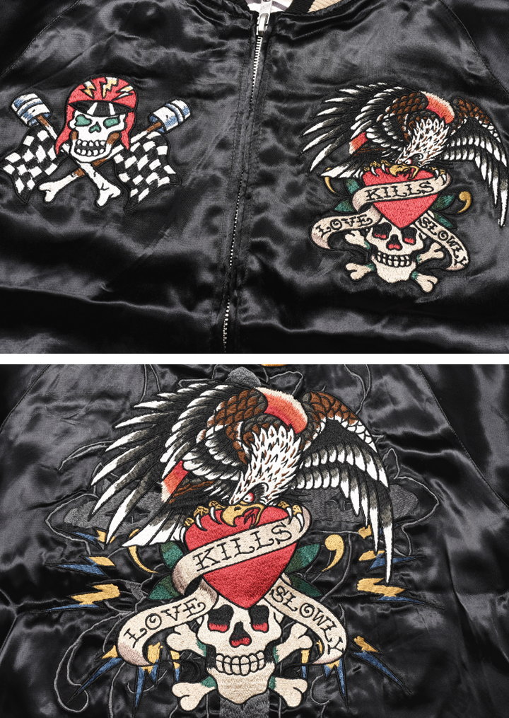 楽天市場】Ed Hardy エドハーディー スカジャン “Love Kills Slowly