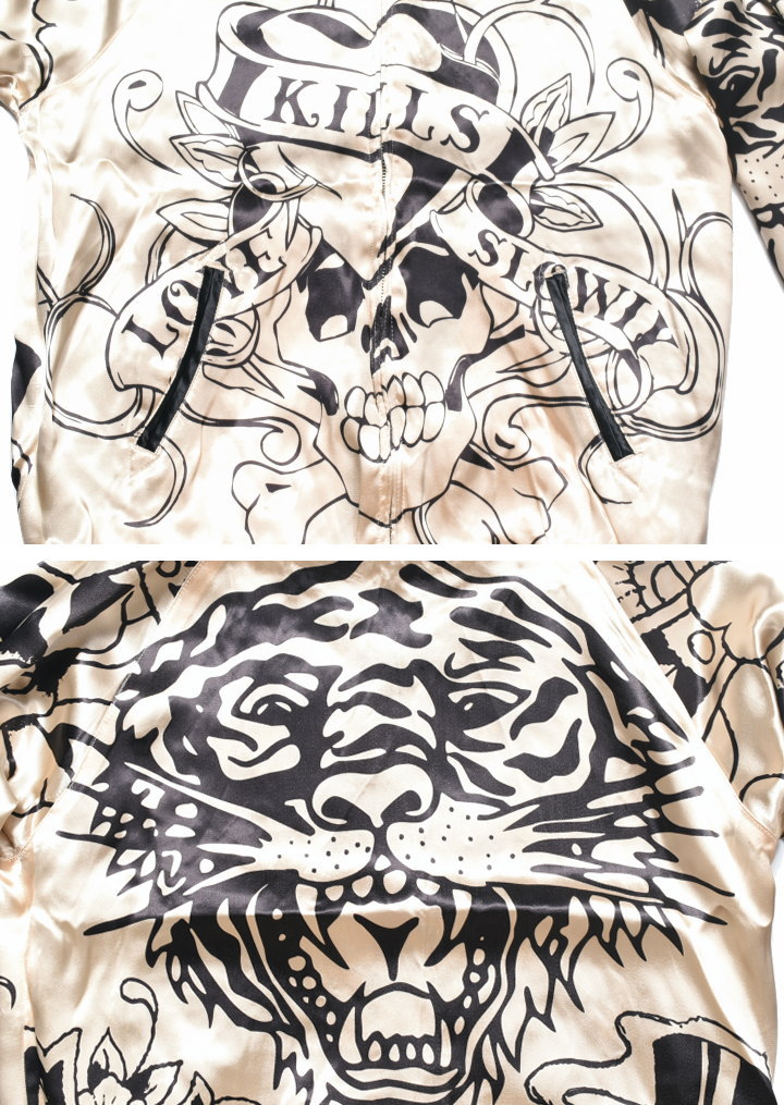 楽天市場】Ed Hardy エドハーディー スカジャン “Love Kills Slowly