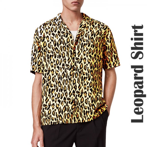 楽天市場】豹柄 ヒョウ柄 メンズ シャツ レオパード オーバーサイズ