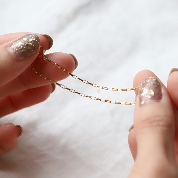 楽天市場】18金 ブレスレット k18 レディース シンプル フィガロ