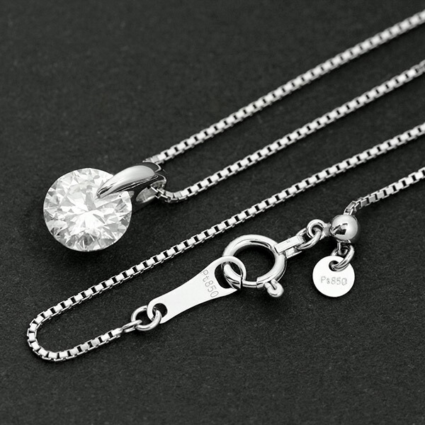 楽天市場】1カラット ダイヤモンド ネックレス 一粒 1.0ct 一点留