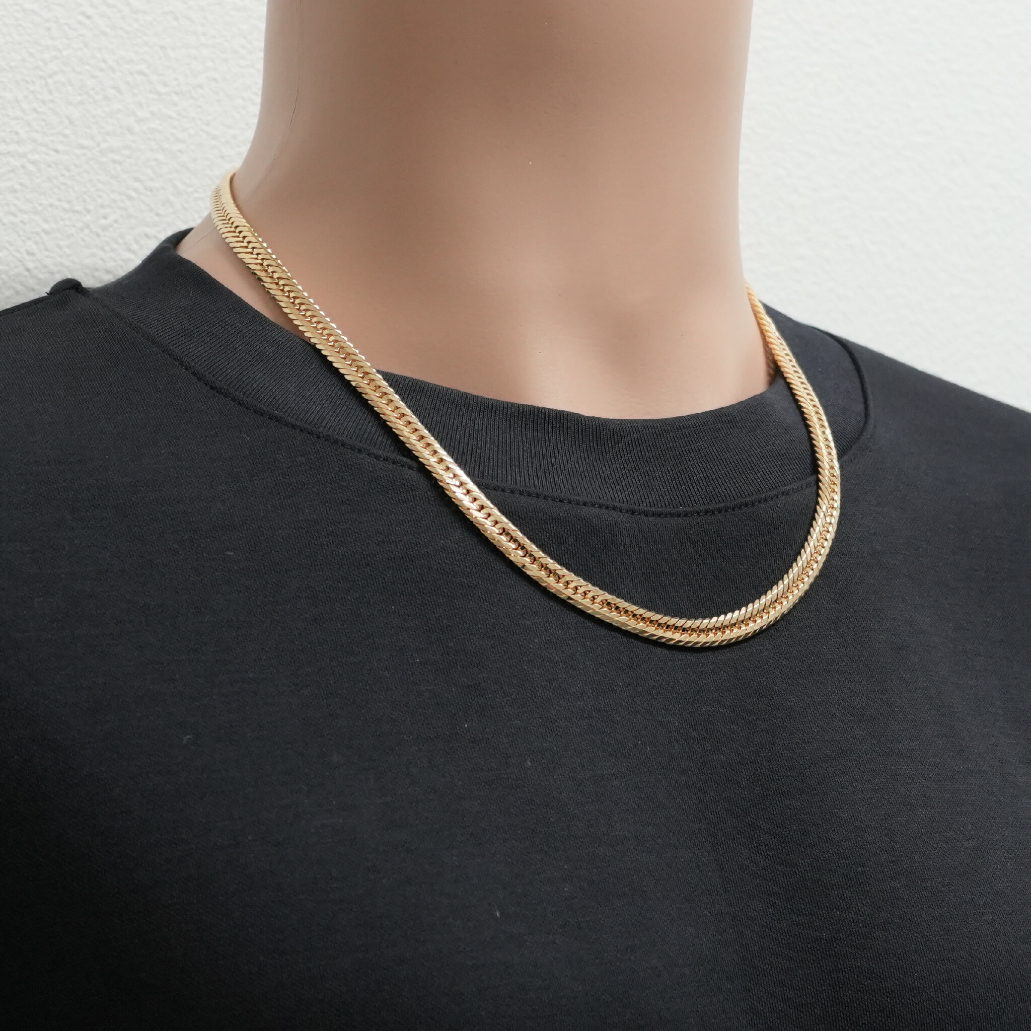 楽天市場】喜平 ネックレス K18 トリプル 12面 50g 50cm 造幣局検定