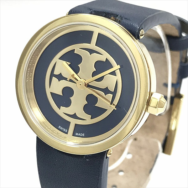楽天市場】TORY BURCH(トリーバーチ) ロゴ TRB4003 ネイビー文字盤 GP