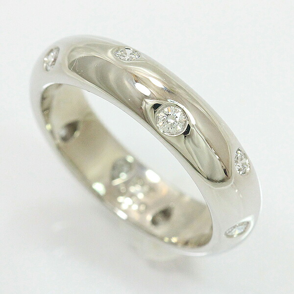 楽天市場】Tiffany&Co.(ティファニー) ドッツリング ダイヤモンド 7.5