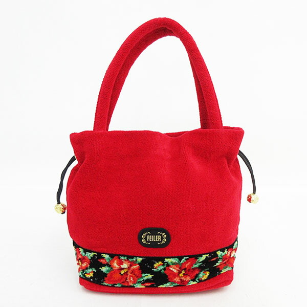 楽天市場】FEILER(フェイラー) トートバッグ 赤 レッド / 【ブランド