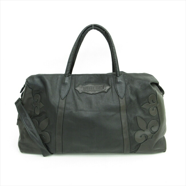 楽天市場】AOYAMA IBIZA(アオヤマイビザ) ボストン バッグ 黒 ブラック